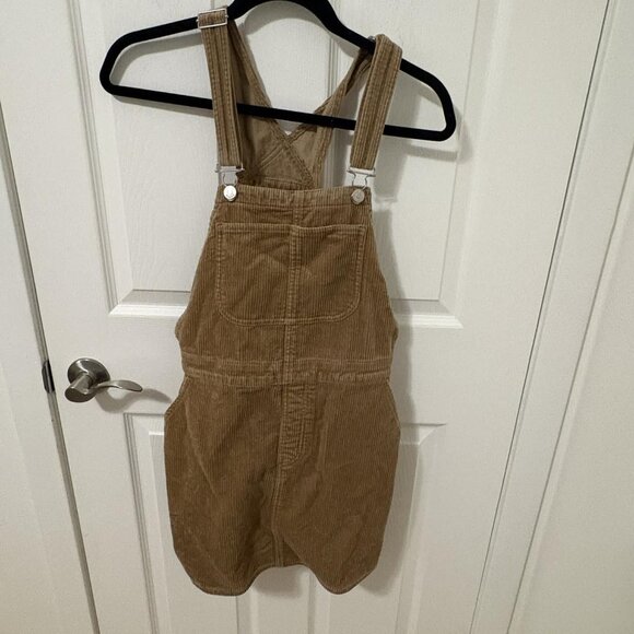 Simons Pants - Corduroy Tan Overall Jumpsuit